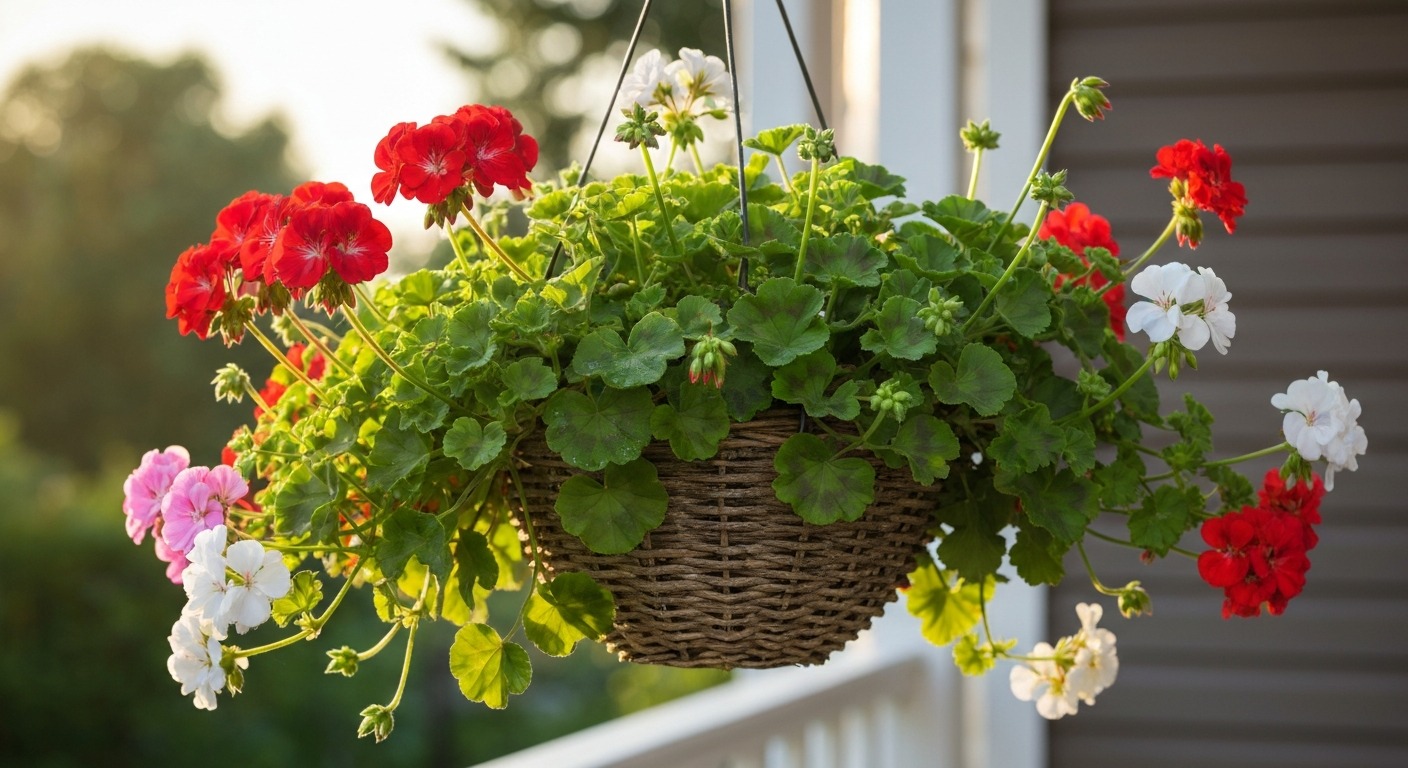 How to Grow Trailing Geraniums: Complete Care Guide for Baskets & Containers