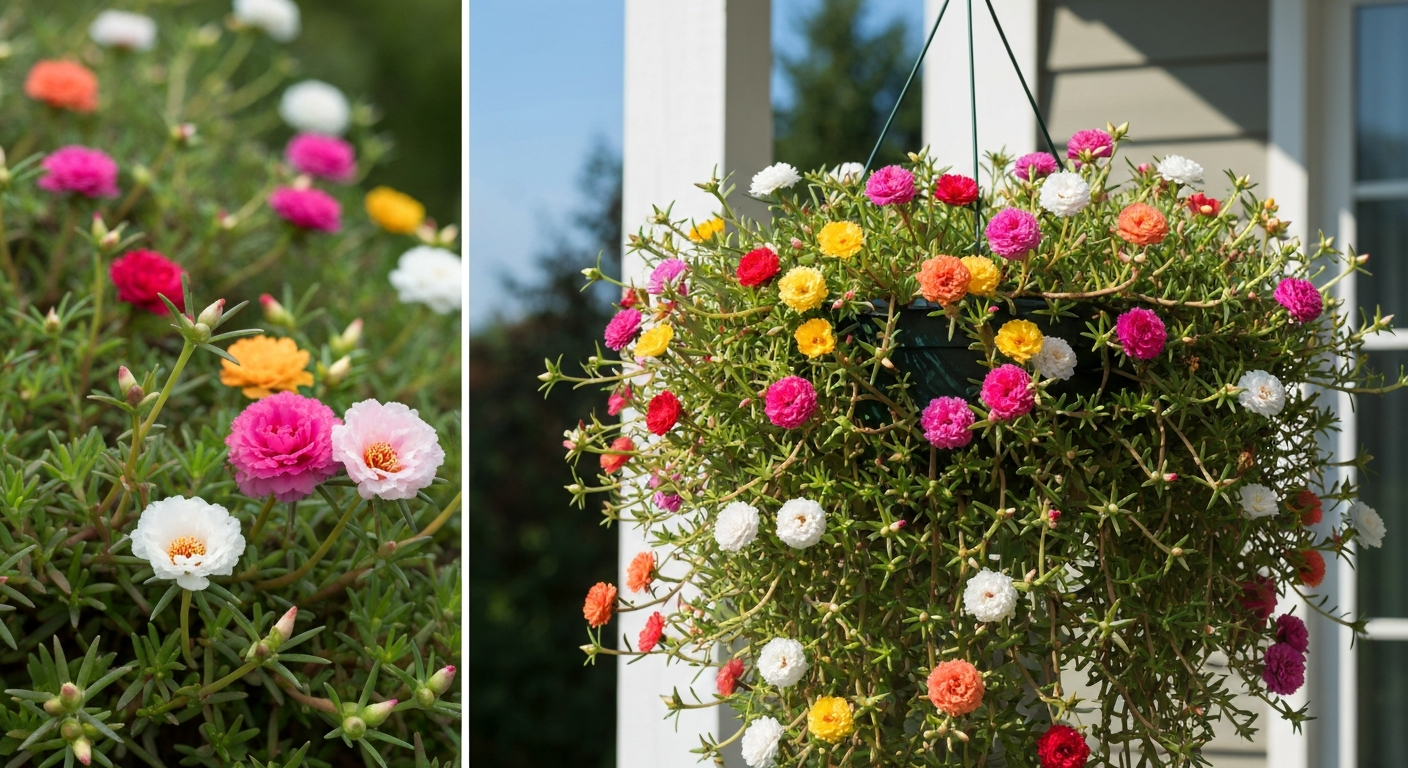 How to Grow Portulaca in Hanging Baskets: Complete Guide